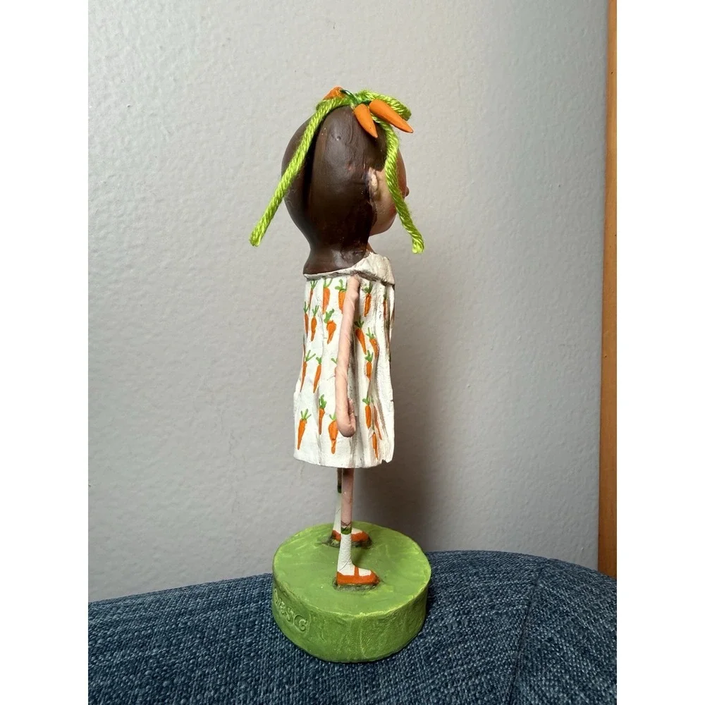 Chrissy Carrot Lori Mitchell ESC Trading Easter Girl Figurine Basket Retired HTF